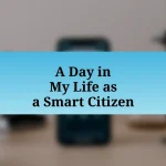 A Day in My Life as a Smart Citizen