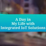 A Day in My Life with Integrated IoT Solutions