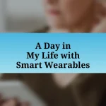 A Day in My Life with Smart Wearables