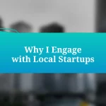 Why I Engage with Local Startups