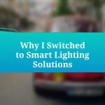 Why I Switched to Smart Lighting Solutions